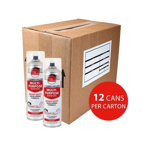 Timco Multi-Purpose Premium Adhesive Spray GLUE Van 500ml 247544