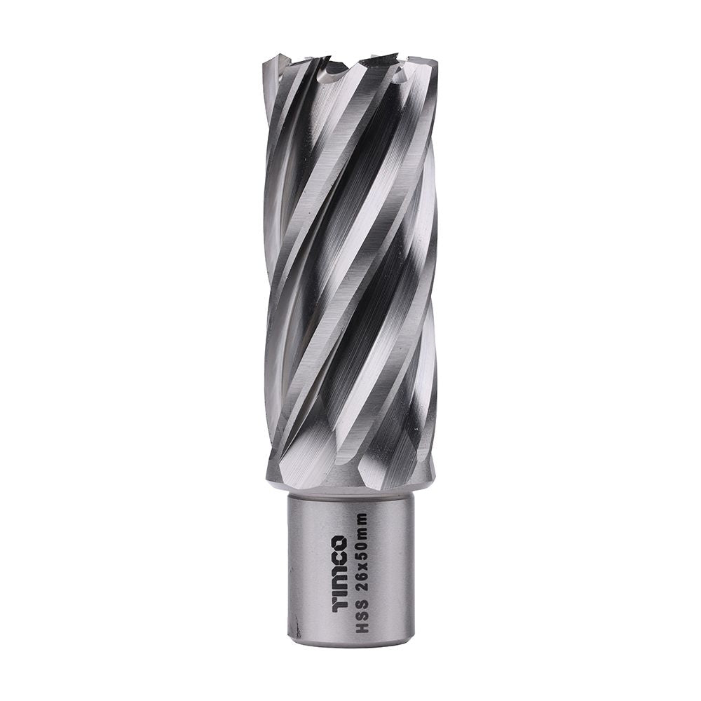 Timco 26 x 50 mm Addax HSS M2 Broaching Cutter Long Titanium-Aluminium Nitride Coating BCL26