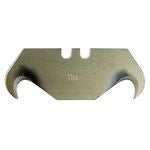 Timco 51 x 19 x 0.6mm Hooked Utility Knife Blade 2" 10 Piece HBDISP