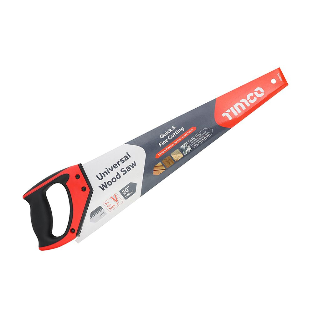 Timco 20" Universal Wood Saw General Purpose Cut Soft-Grip 468191