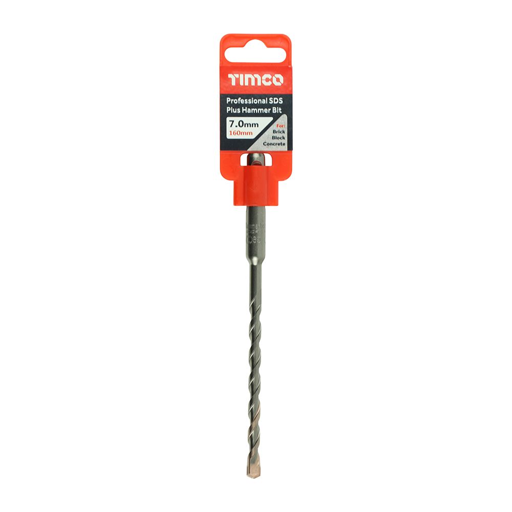 Timco 7.0 x 160mm Professional SDS Plus Hammer Bit High quality AP7160