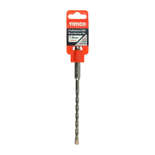 Timco 7.0 x 160mm Professional SDS Plus Hammer Bit High quality AP7160