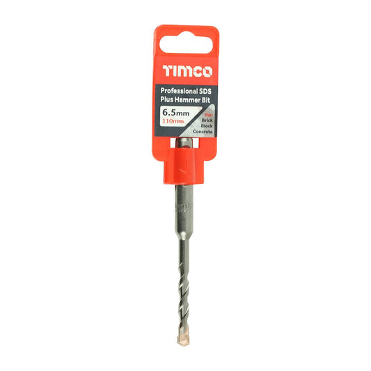 Timco 6.5 x 110mm Professional SDS Plus Hammer Bit High quality AP65110