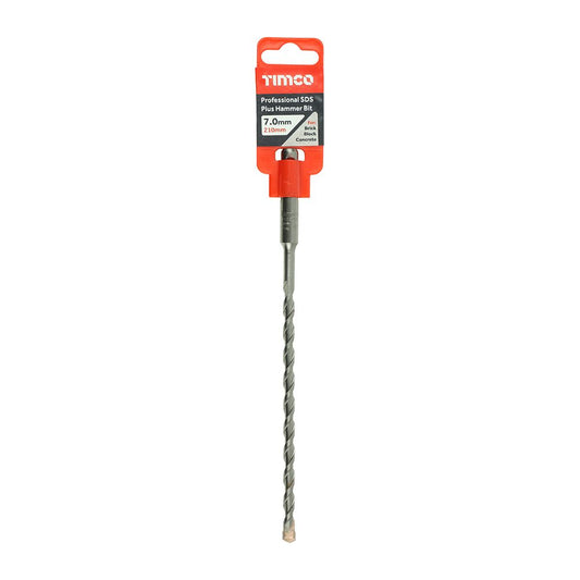Timco 7.0 x 210mm Professional SDS Plus Hammer Bit High quality AP7210