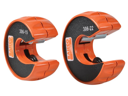 Bahco 306-PACK 2 Piece Tube Cutter Pipe Slice Twin Pack 15 & 22mm BAH306PACK