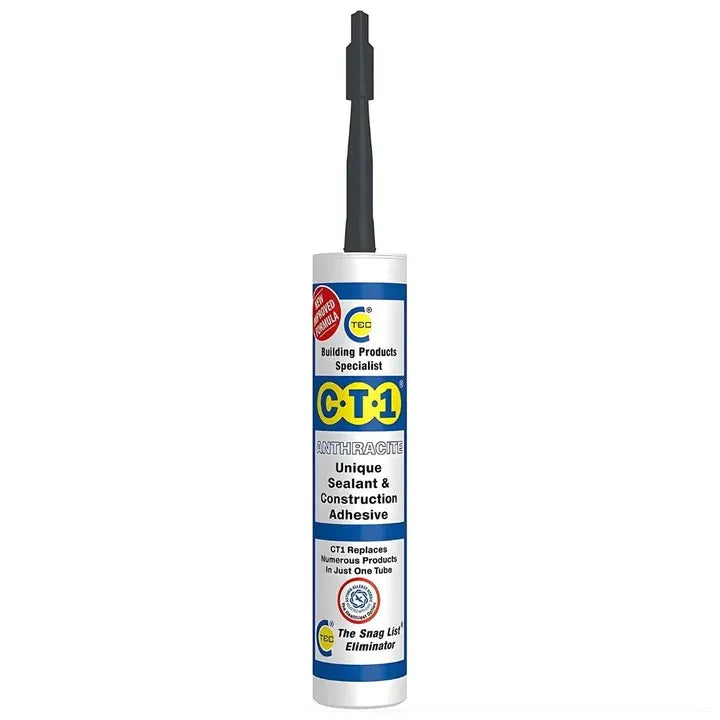 C-TEC CT1 290ml Unique Sealant & Construction Adhesive CT1535307 - Anthracite