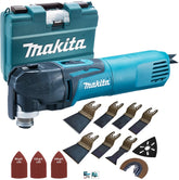 Makita TM3010CK 240V Oscillating Multi-Tool Quick Change Blade With 39 Piece Accessories Set
