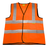 Sealey 9812L Worksafe® Hi-Vis Orange Waistcoat - Large