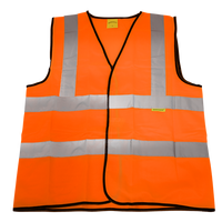 Sealey Worksafe® Hi-Vis Orange Waistcoat - XX-Large 9812XXL