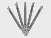 DeWalt 100mm HCS T-Shank Wood Cutting Jigsaw Blades DT2165-QZ Pack of 5
