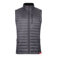 Timco Padded Bodywarmer Grey/Black Front zip Soft Line Collar Extra Large PB1101XL