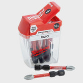 Milwaukee Shockwave PZ2 50mm Screwdriver Bits 10 Piece Set 4932430866